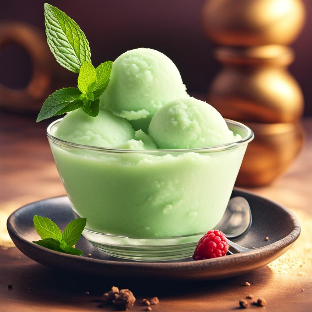 Hindu mint sorbet